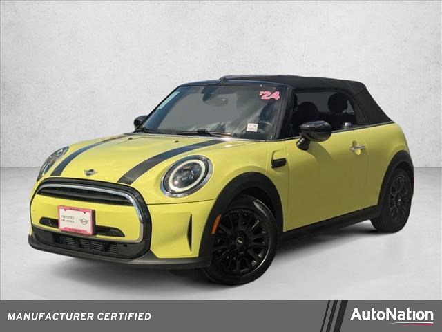 Zesty Yellow 2024 MINI Cooper Convertible FWD Convertible Front-Wheel Drive 7-Speed Automatic