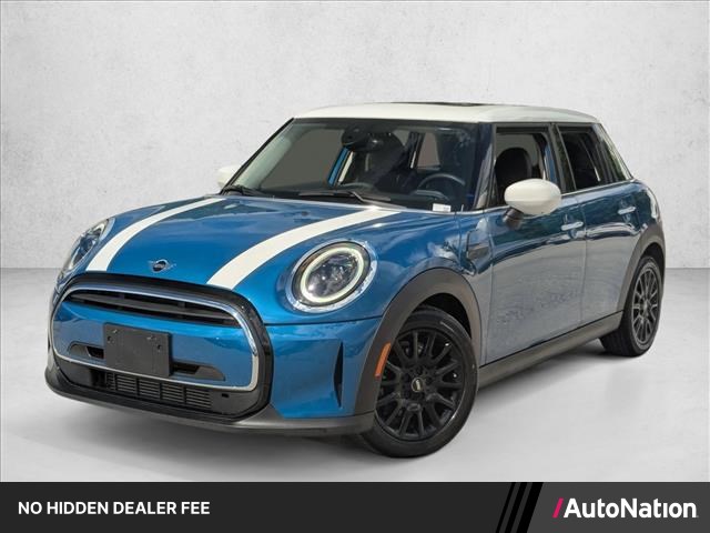 Island Blue Metallic 2023 MINI Cooper 4-Door Hatchback FWD Hatchback Front-Wheel Drive Automatic