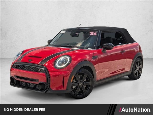 Chili Red 2024 MINI Cooper Convertible Front-Wheel Drive Automatic