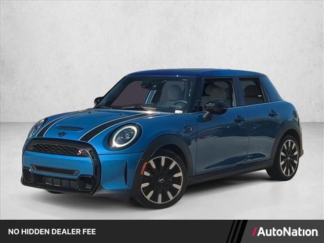 Island Blue Metallic 2024 MINI Cooper Hatchback Front-Wheel Drive 7-Speed Automatic