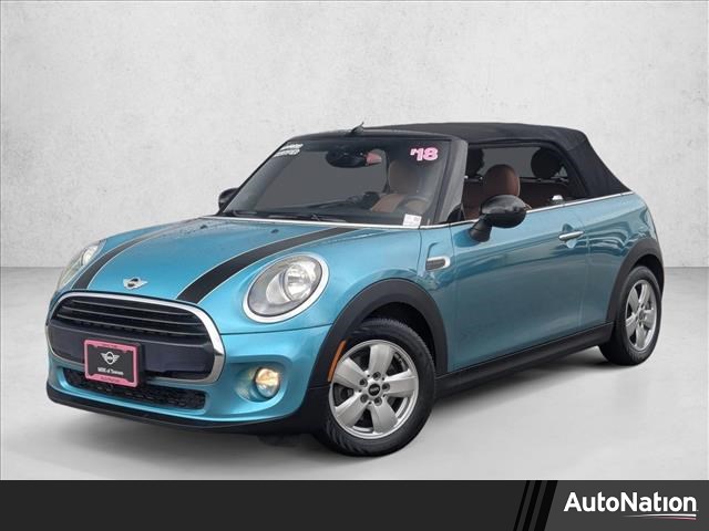Teal (Caribbean Aqua Metallic) 2018 MINI Cooper Convertible FWD Convertible Front-Wheel Drive Automatic