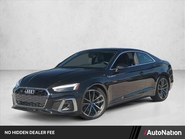 Mythos Black Metallic 2022 Audi A5 Coupe All-Wheel Drive Automatic