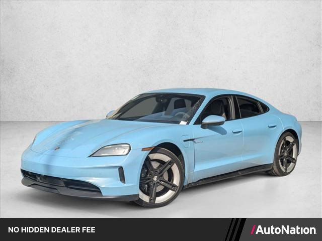 Frozen Blue Metallic 2025 Porsche Taycan Automatic