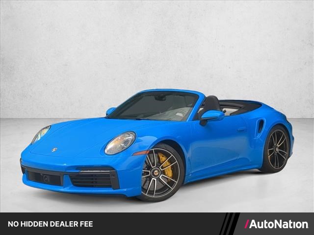 Shark Blue 2024 Porsche 911 Convertible All-Wheel Drive Automatic