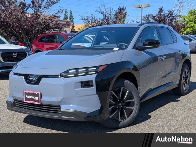 Harbor Mist Gray Pearl 2026 Subaru Solterra Premium AWD SUV / Crossover All-Wheel Drive Automatic