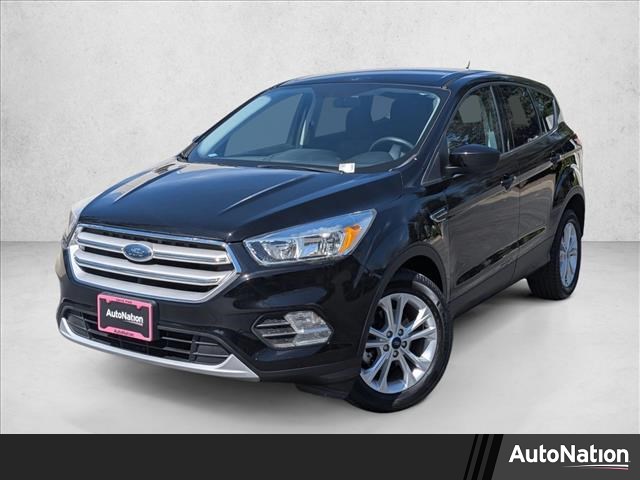 Agate Black Metallic 2019 Ford Escape SE FWD SUV / Crossover Front-Wheel Drive Automatic