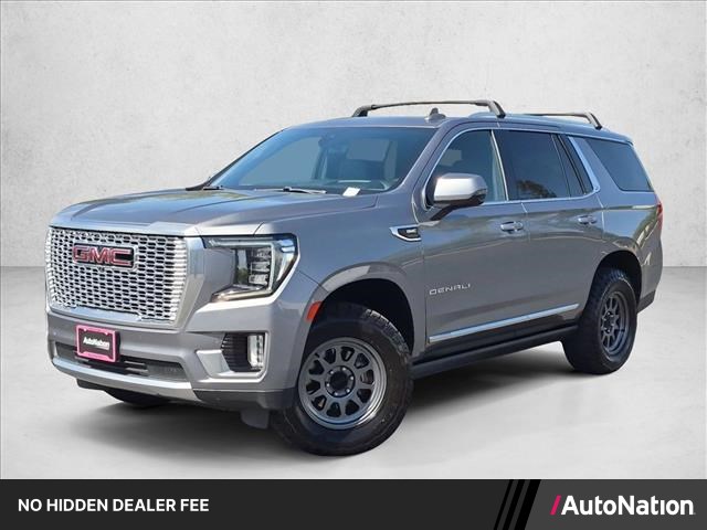 Gray (Satin Steel Metallic) 2021 GMC Yukon SUV / Crossover Four-Wheel Drive Automatic