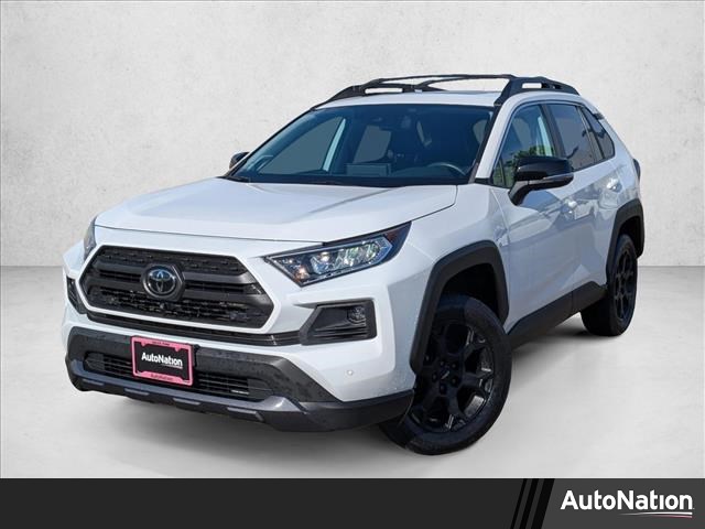 Super White 2021 Toyota RAV4 TRD Off-Road AWD SUV / Crossover All-Wheel Drive Automatic