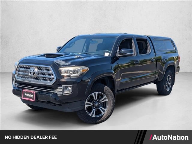 Black 2017 Toyota Tacoma TRD Sport V6 Double Cab LB RWD Pickup Truck 4X2 Automatic