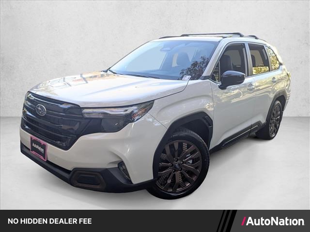 Crystal White Pearl 2026 Subaru Forester SUV / Crossover All-Wheel Drive Continuously Variable Transmission