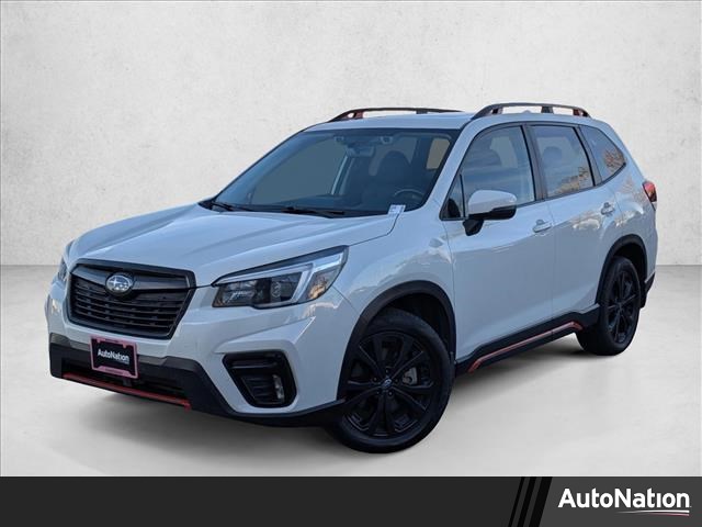 Crystal White Pearl 2021 Subaru Forester Sport Crossover AWD SUV / Crossover All-Wheel Drive Automatic