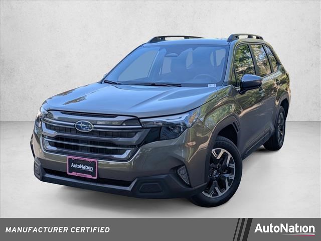 Autumn Green Metallic 2025 Subaru Forester Premium Crossover AWD SUV / Crossover All-Wheel Drive Continuously Variable Transmission