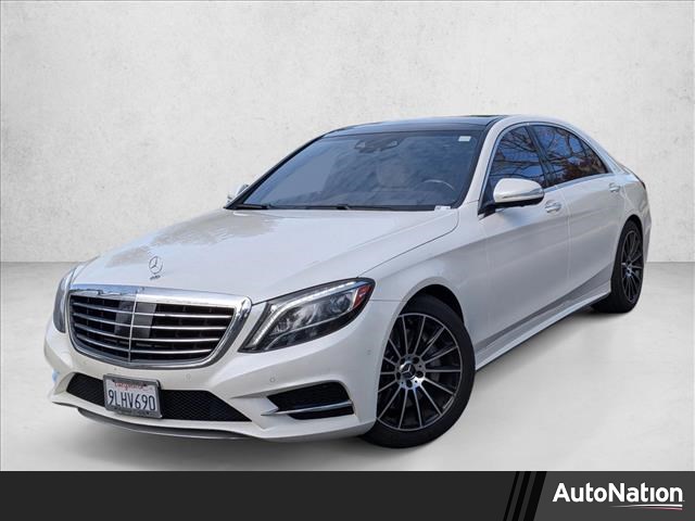 Polar White 2016 Mercedes-Benz S-Class S 550 Sedan Rear-Wheel Drive Automatic