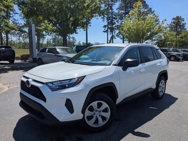 White 2025 Toyota RAV4 LE FWD SUV / Crossover Front-Wheel Drive Automatic