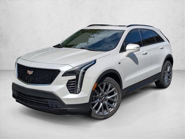 Crystal White Tricoat 2020 Cadillac XT4 Sport AWD SUV / Crossover Four-Wheel Drive 9-Speed Automatic