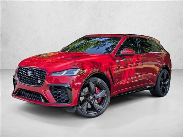 Red 2023 Jaguar F-PACE SUV / Crossover All-Wheel Drive Automatic