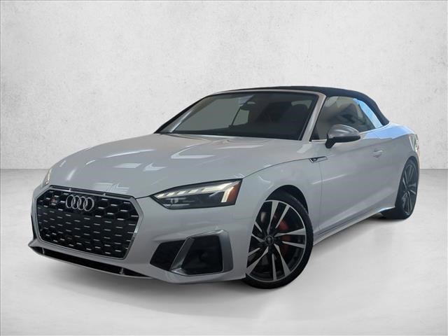 White 2024 Audi S5 3.0T quattro Premium Plus Cabriolet AWD Convertible All-Wheel Drive Automatic