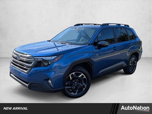 Daybreak Blue Pearl 2026 Subaru Forester Hybrid Premium AWD SUV / Crossover All-Wheel Drive Continuously Variable Transmission