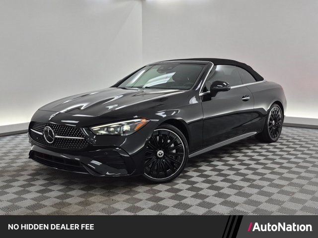 Obsidian Black Metallic 2024 Mercedes-Benz CLE Convertible All-Wheel Drive Automatic