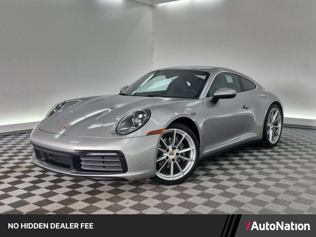 Gt Silver Metallic 2021 Porsche 911 Coupe Rear-Wheel Drive Automatic