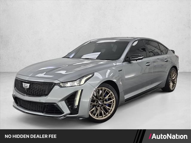 Argent Silver Metallic 2023 Cadillac CT5-V Blackwing Sedan Rear-Wheel Drive 6-Speed Manual