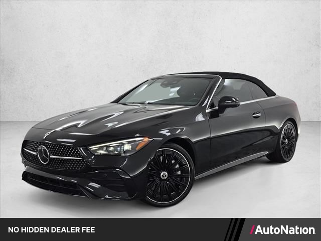 Obsidian Black Metallic 2024 Mercedes-Benz CLE Convertible All-Wheel Drive Automatic