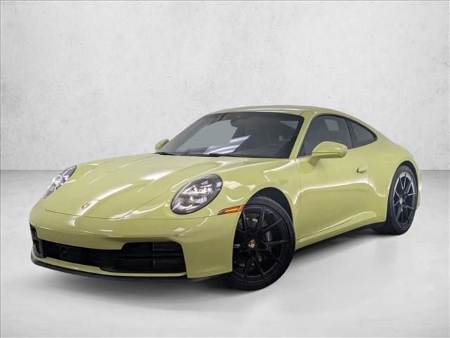 Cartagena Yellow Metallic 2025 Porsche 911 Carrera Coupe RWD Coupe Rear-Wheel Drive Automatic