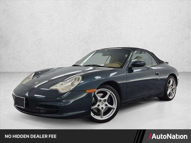 Dark Teal Metallic 2004 Porsche 911 Convertible Rear-Wheel Drive Automatic