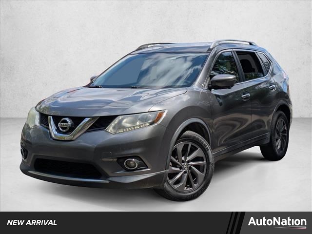 Gray (Gun Metallic) 2016 Nissan Rogue SL FWD SUV / Crossover Front-Wheel Drive Automatic