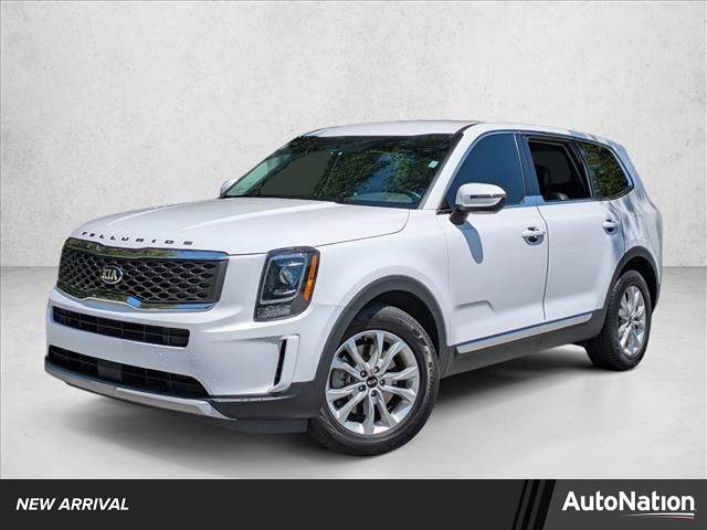 Glacial White Pearl 2021 Kia Telluride LX AWD SUV / Crossover All-Wheel Drive Automatic