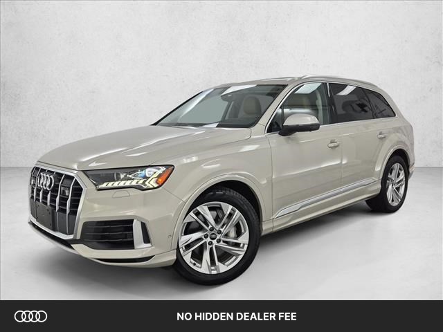 Brown (Vicuna Beige Metal) 2021 Audi Q7 SUV / Crossover All-Wheel Drive Automatic
