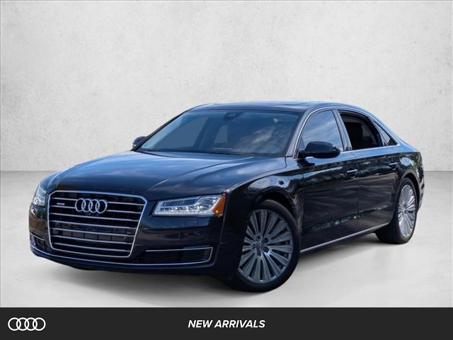 Moonlight Blue Metallic 2015 Audi A8 3.0T quattro LWB AWD Sedan All-Wheel Drive Automatic