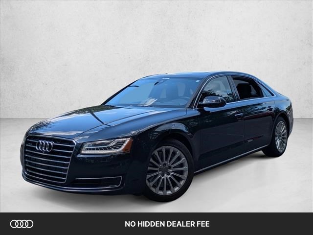Moonlight Blue Metallic 2015 Audi A8 Sedan All-Wheel Drive Automatic
