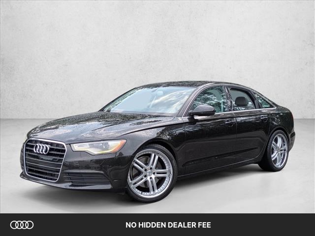 Moonlight Blue Metallic 2014 Audi A6 Sedan Front-Wheel Drive Automatic