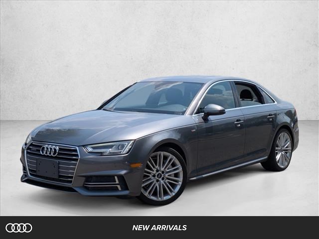 Manhattan Gray Metallic 2017 Audi A4 2.0T quattro Premium Plus AWD Sedan All-Wheel Drive Automatic