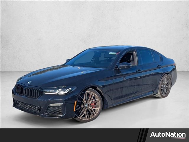 Carbon Black Metallic 2022 BMW 5 Series M550i xDrive AWD Sedan All-Wheel Drive Automatic