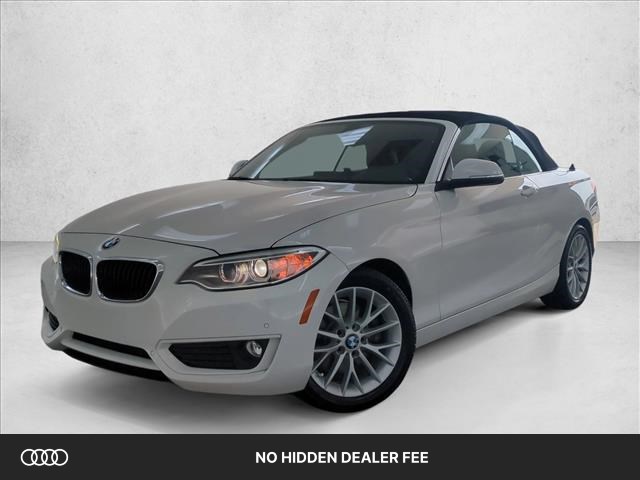 Alpine White 2015 BMW 2 Series 228i Convertible RWD Convertible Rear-Wheel Drive Automatic