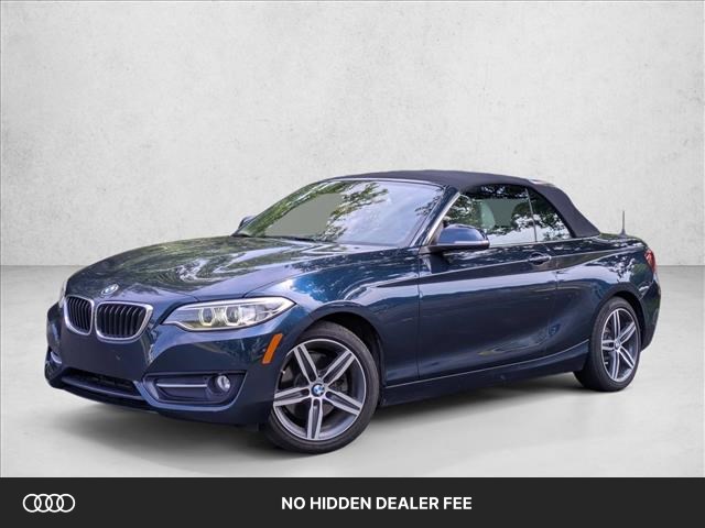Blue 2017 BMW 2 Series Convertible Rear-Wheel Drive Automatic