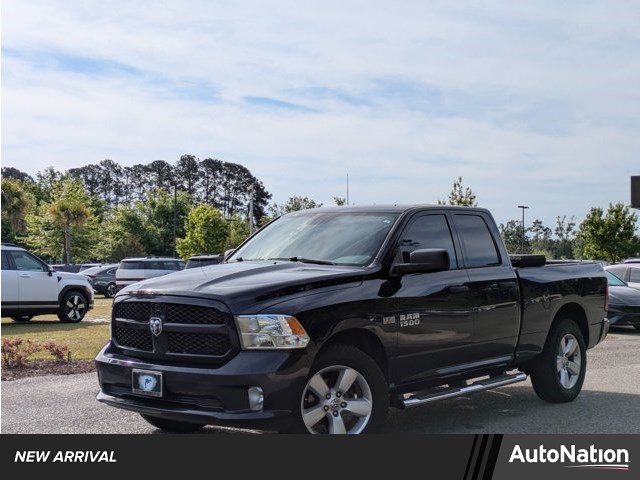 True Blue Pearlcoat 2015 RAM 1500 Express Quad Cab 4WD Pickup Truck Four-Wheel Drive 8-Speed Automatic