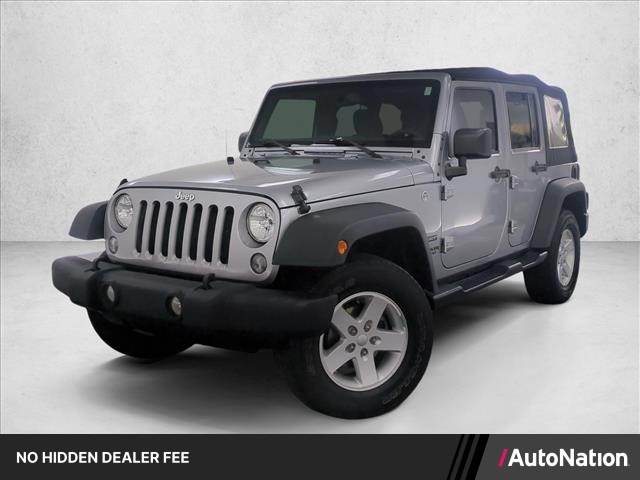 Billet Silver Metallic Clearcoat 2017 Jeep Wrangler SUV / Crossover Four-Wheel Drive 5-Speed Automatic