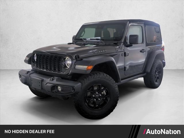 Gray (Granite Crystal Metallic Clearcoat) 2024 Jeep Wrangler SUV / Crossover Four-Wheel Drive 8-Speed Automatic