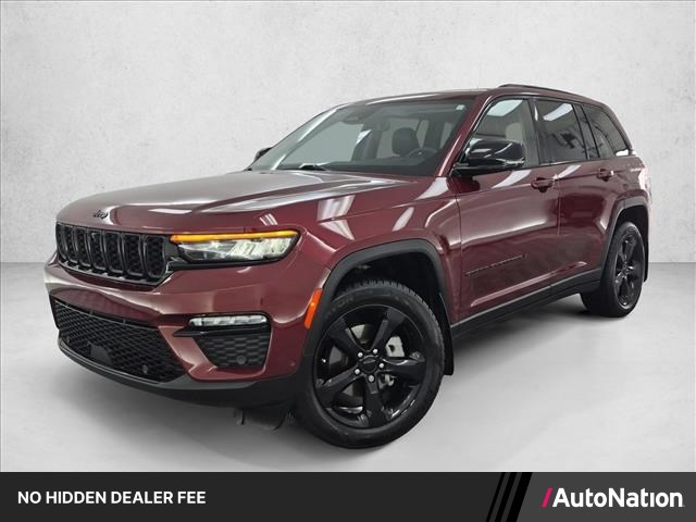 Velvet Red Pearlcoat 2023 Jeep Grand Cherokee SUV / Crossover Four-Wheel Drive 8-Speed Automatic