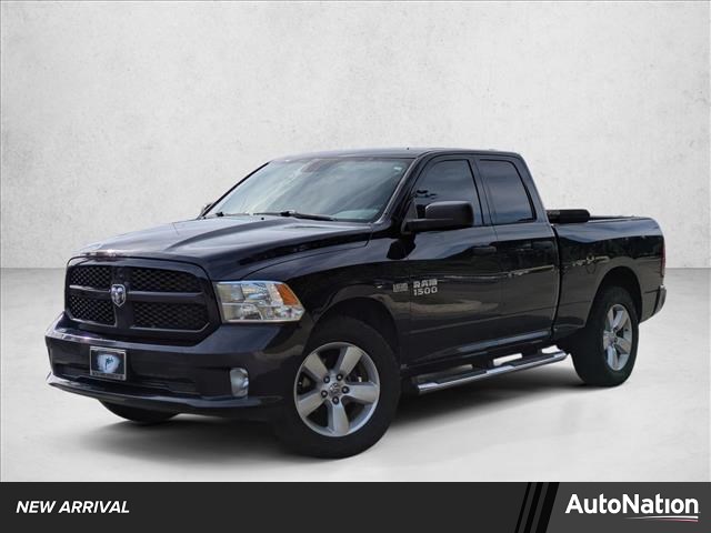 True Blue Pearlcoat 2015 RAM 1500 Express Quad Cab 4WD Pickup Truck Four-Wheel Drive 8-Speed Automatic