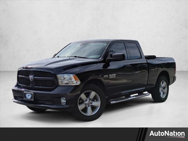 True Blue Pearlcoat 2015 RAM 1500 Express Quad Cab 4WD Pickup Truck Four-Wheel Drive 8-Speed Automatic