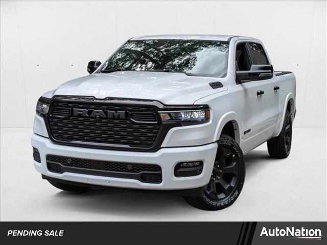Bright White Clearcoat 2026 RAM 1500 Lone Star Crew Cab 4WD Pickup Truck Four-Wheel Drive 8-Speed Automatic