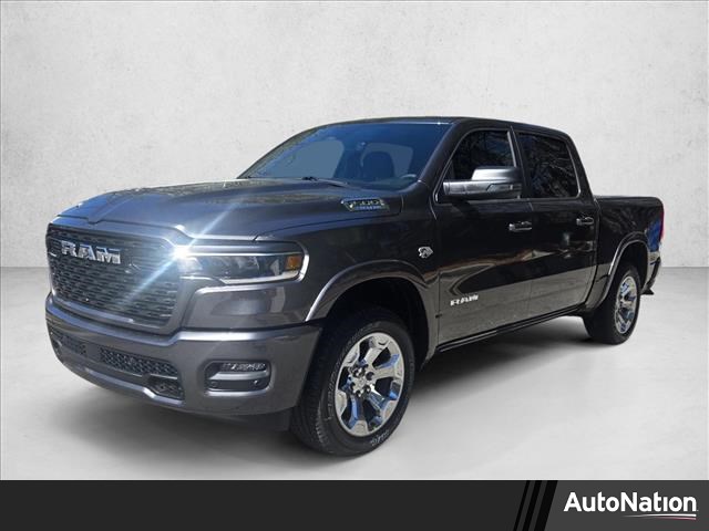 Gray (Granite Crystal Metallic Clearcoat) 2026 RAM 1500 Big Horn Crew Cab 4WD Pickup Truck Four-Wheel Drive 8-Speed Automatic