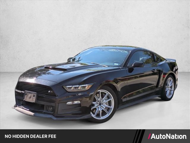 Black 2015 Ford Mustang Coupe Rear-Wheel Drive 6-Speed Manual