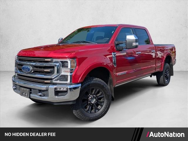 Rapid Red Metallic Tinted Clearcoat 2020 Ford F-250 Super Duty King Ranch Crew Cab 4WD Pickup Truck Four-Wheel Drive Automatic