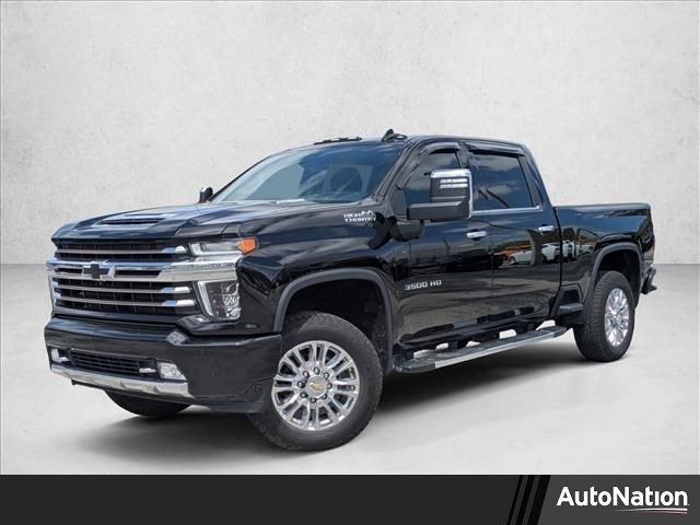 Black 2022 Chevrolet Silverado 3500HD High Country Crew Cab 4WD Pickup Truck Four-Wheel Drive Automatic
