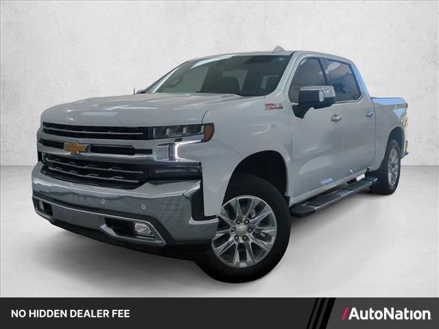 Summit White 2021 Chevrolet Silverado 1500 Pickup Truck Four-Wheel Drive Automatic